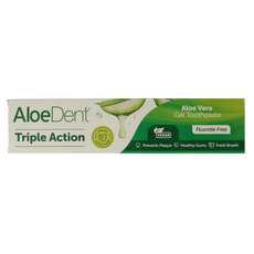Optima Tandpasta aloe vera triple action fluor free 100.00 Milliliter