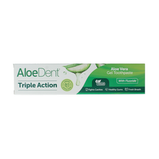 Aloe Dent Tandpasta aloe vera triple action with fluor 100 Milliliter