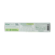 Aloe Dent Tandpasta aloe vera triple action with fluor 100 Milliliter