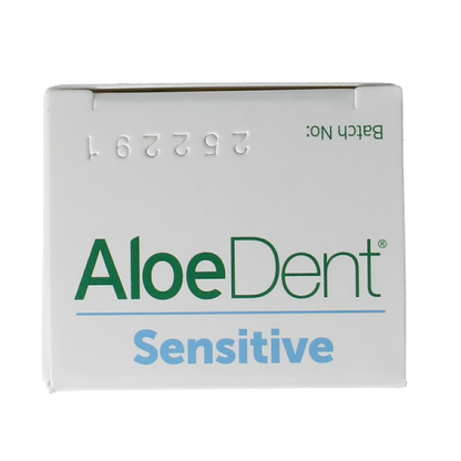 Aloe Dent Tandpasta aloe vera sensitive fluor free 100.00 Milliliter