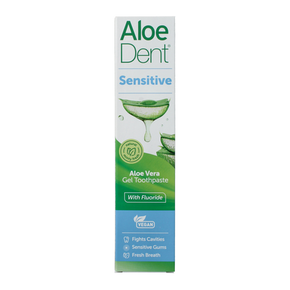 Aloe Dent Tandpasta aloe vera sensitive with fluor 100.00 Milliliter