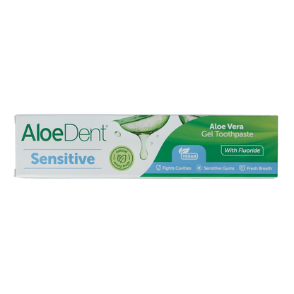 Aloe Dent Tandpasta aloe vera sensitive with fluor 100.00 Milliliter