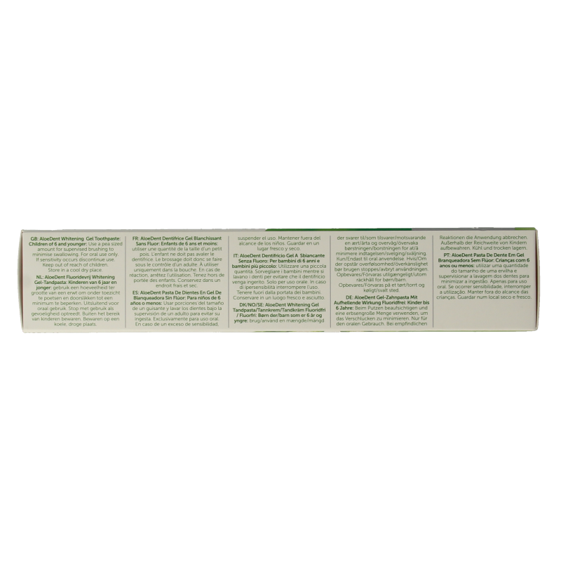 Optima Aloe dent aloe vera tandpasta whitening 100 Milliliter