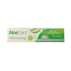 Aloe Dent Tandpasta aloe vera whitening with fluor 100.00 Milliliter