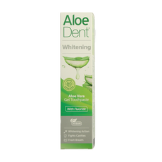 Aloe Dent Tandpasta aloe vera whitening with fluor 100.00 Milliliter