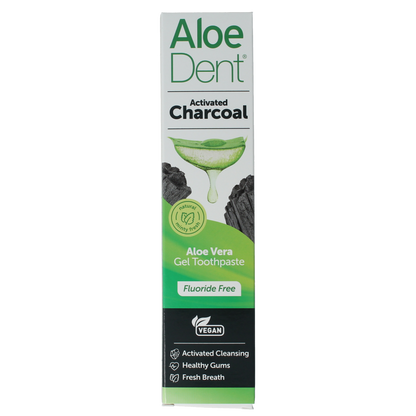 Aloe Dent Tandpasta charcoal 100.00 Milliliter