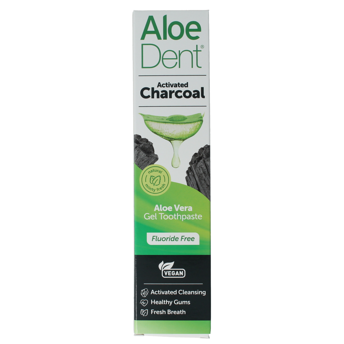 Aloe Dent Tandpasta charcoal 100.00 Milliliter