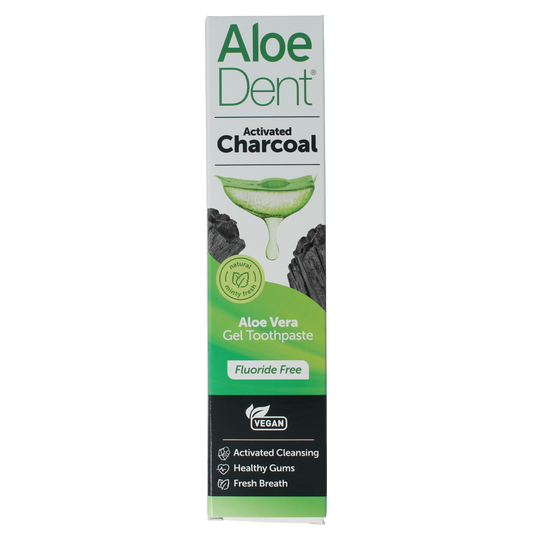 Aloe Dent Tandpasta charcoal 100.00 Milliliter