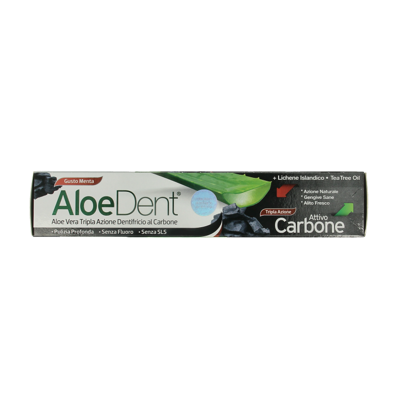 Aloe Dent Tandpasta charcoal 100 Milliliter