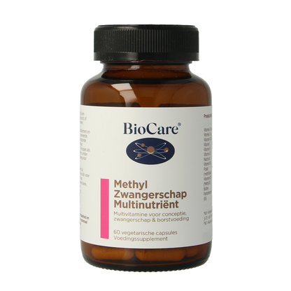 BioCare Methyl zwangerschap multinutrient 60.00 Vegetarische capsules