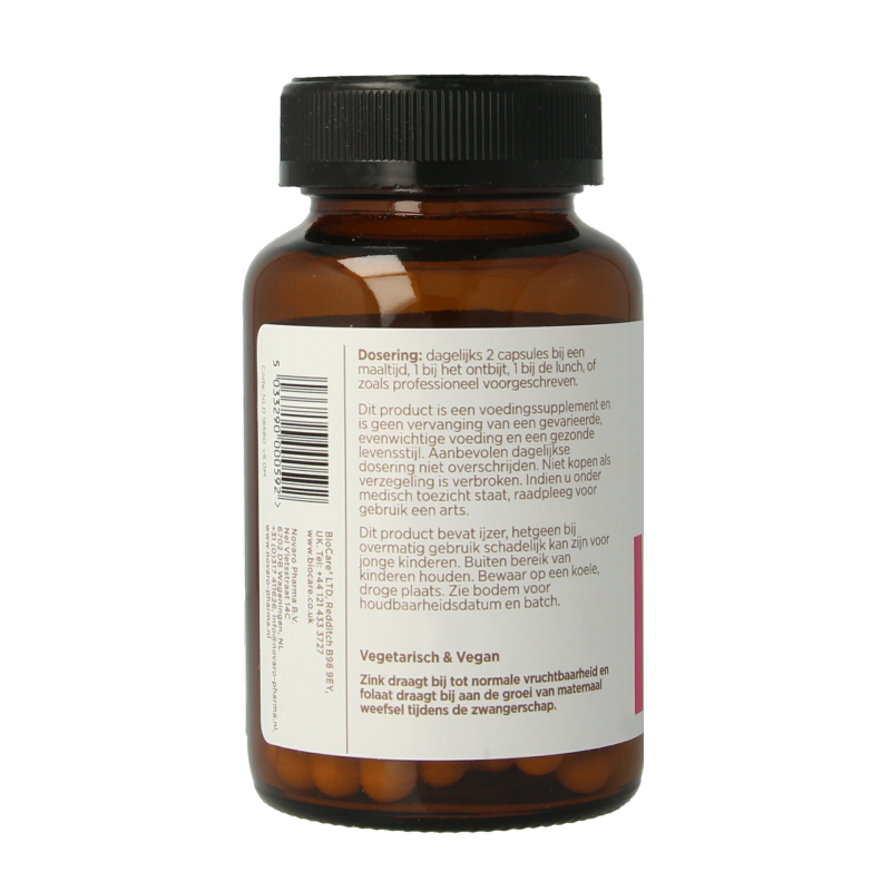 BioCare Methyl zwangerschap multinutrient 60 Vegetarische capsules