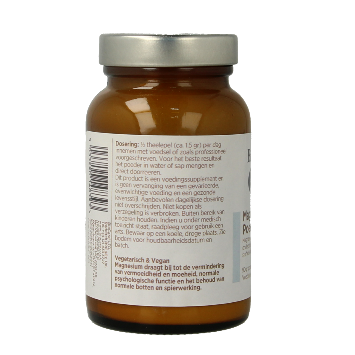 BioCare Magnesium poeder 90.00 Gram