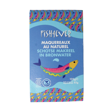 Fish 4 Ever Schotse makreel bronwater 125 Gram