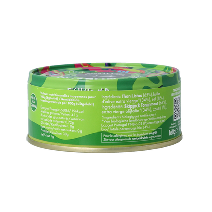 Fish 4 Ever Tonijnmoot in olijfolie 160.00 Gram