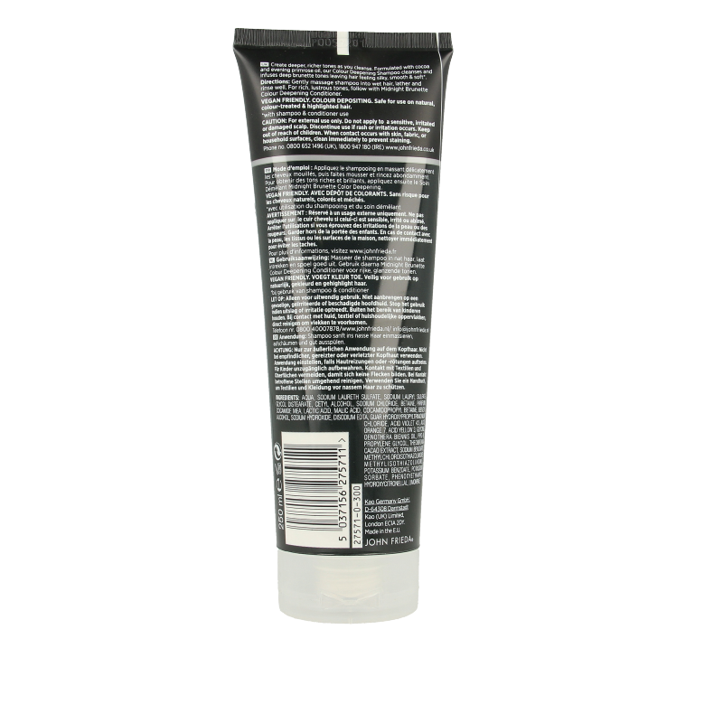 John Frieda Brilliant brunette midnight brunette shampoo 250 Milliliter