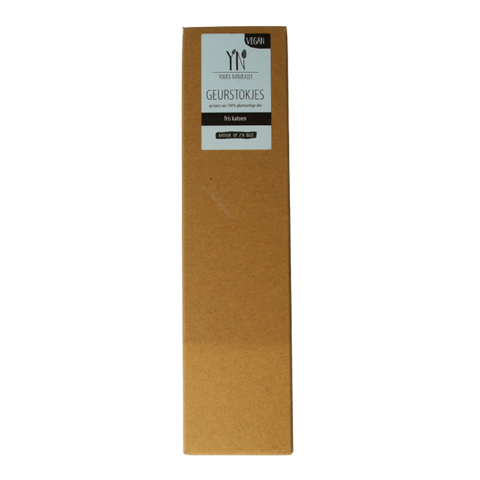 Yours Naturally Geurstokjes fris katoen 50ml 1 Stuks