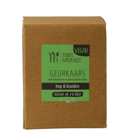 Yours Naturally Votive geurkaars hop & kruiden 9cl 1 Stuks