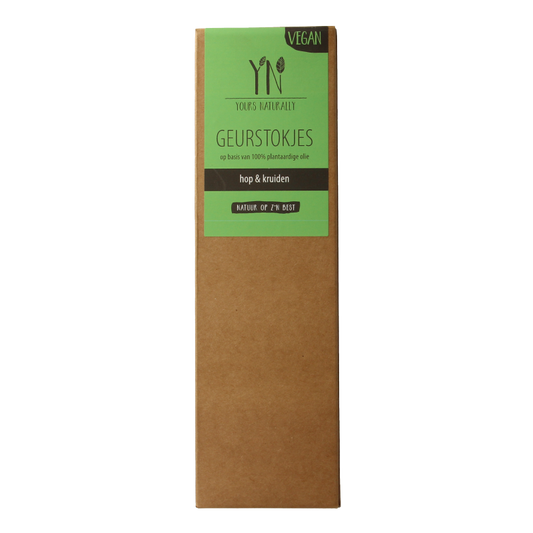 Yours Naturally Geurstokjes hop & kruiden 100ml 1 Stuks