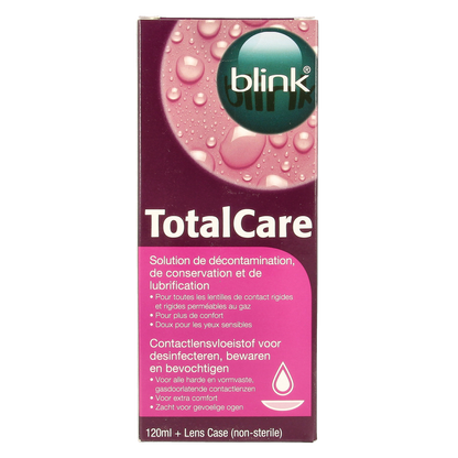 Blink Total care solution & lenscassette 120.00 Milliliter