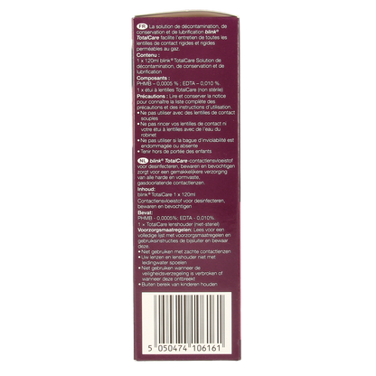 Blink Total care solution & lenscassette 120.00 Milliliter