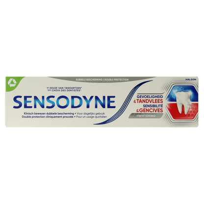 Sensodyne Tandpasta gevoeligheid & tandvlees whitening 75 Milliliter