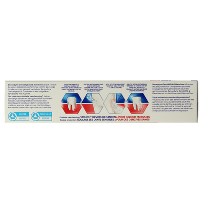 Sensodyne Tandpasta gevoeligheid & tandvlees whitening 75 Milliliter
