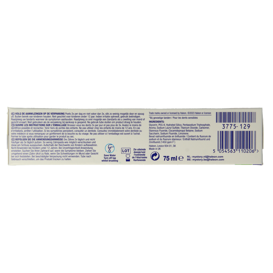 Sensodyne Tandpasta gevoeligheid & tandvlees caring mint 75 Milliliter