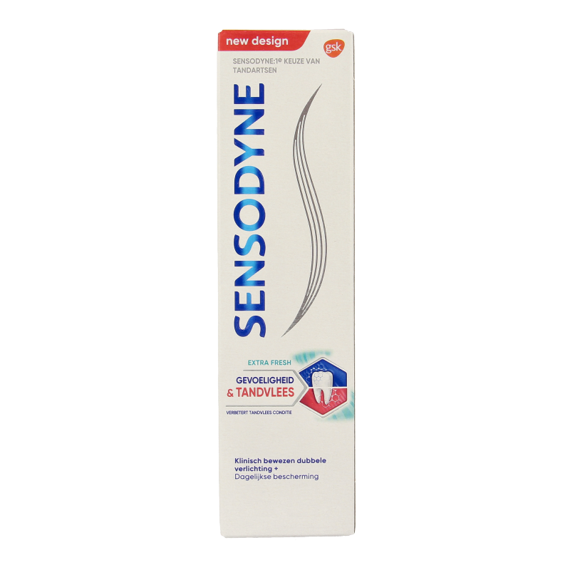 Sensodyne Tandpasta sensitivity & gum extra fresh 75 Milliliter