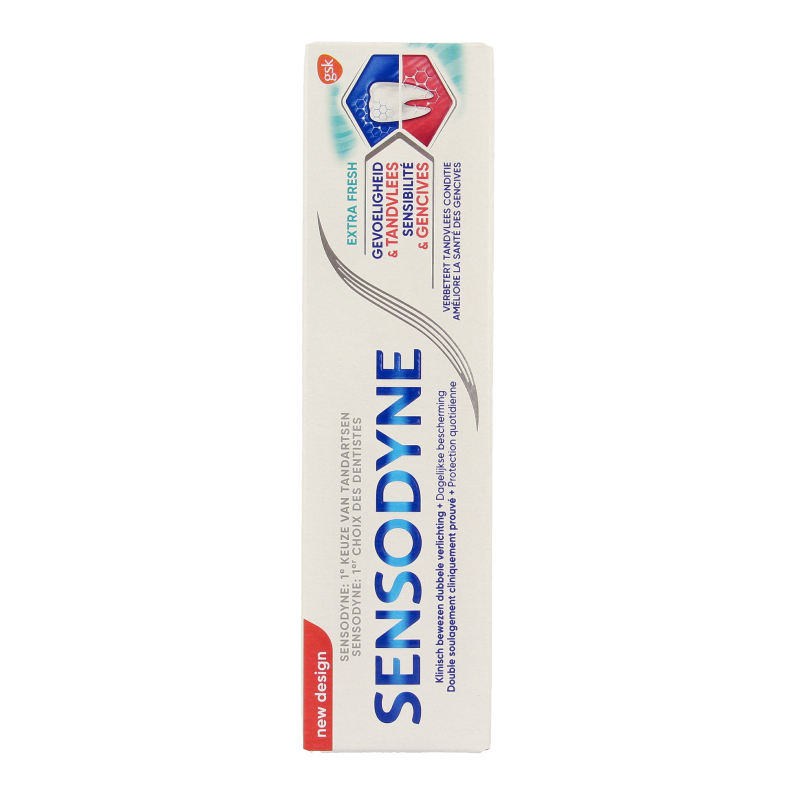 Sensodyne Tandpasta sensitivity & gum extra fresh 75 Milliliter