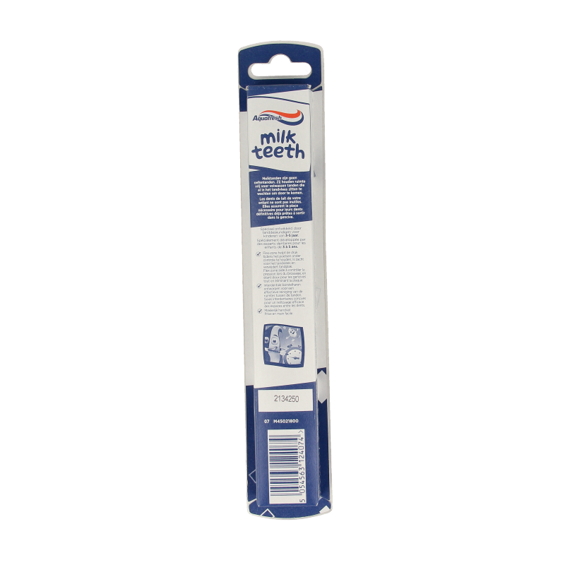 Aquafresh Tandenborstel melktanden soft 1 Stuks