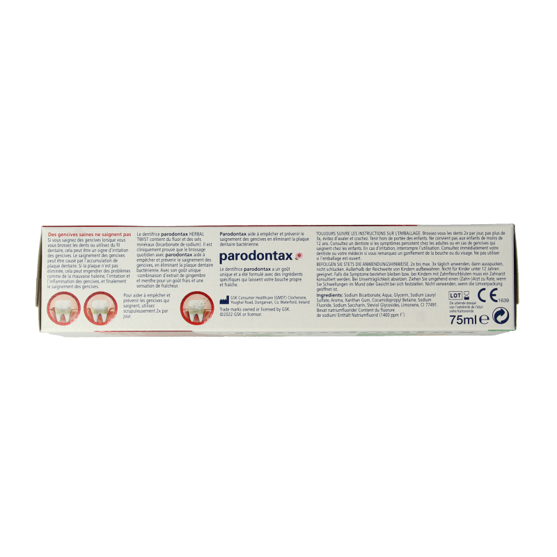 Parodontax Herbal twist 75 Milliliter