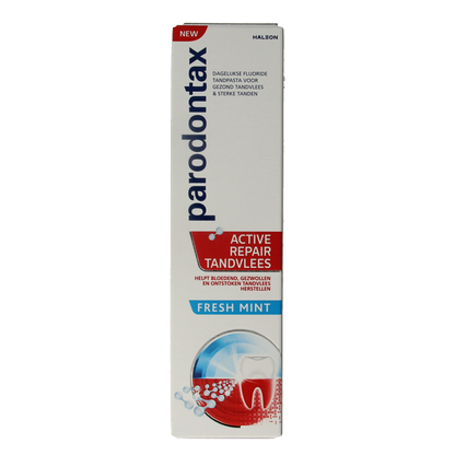 Parodontax Tandpasta active repair tandvlees fresh mint 75 Milliliter
