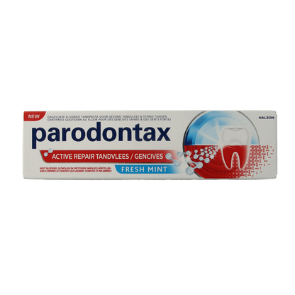 Parodontax Tandpasta active repair tandvlees fresh mint 75 Milliliter