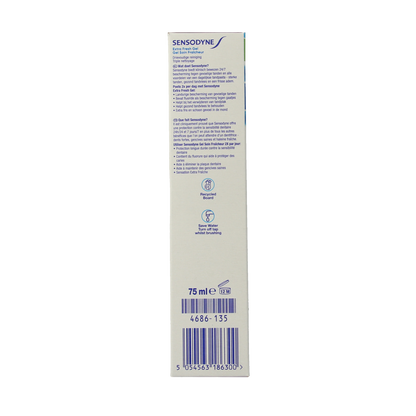 Sensodyne Tandpasta extra fresh gel 75.00 Milliliter