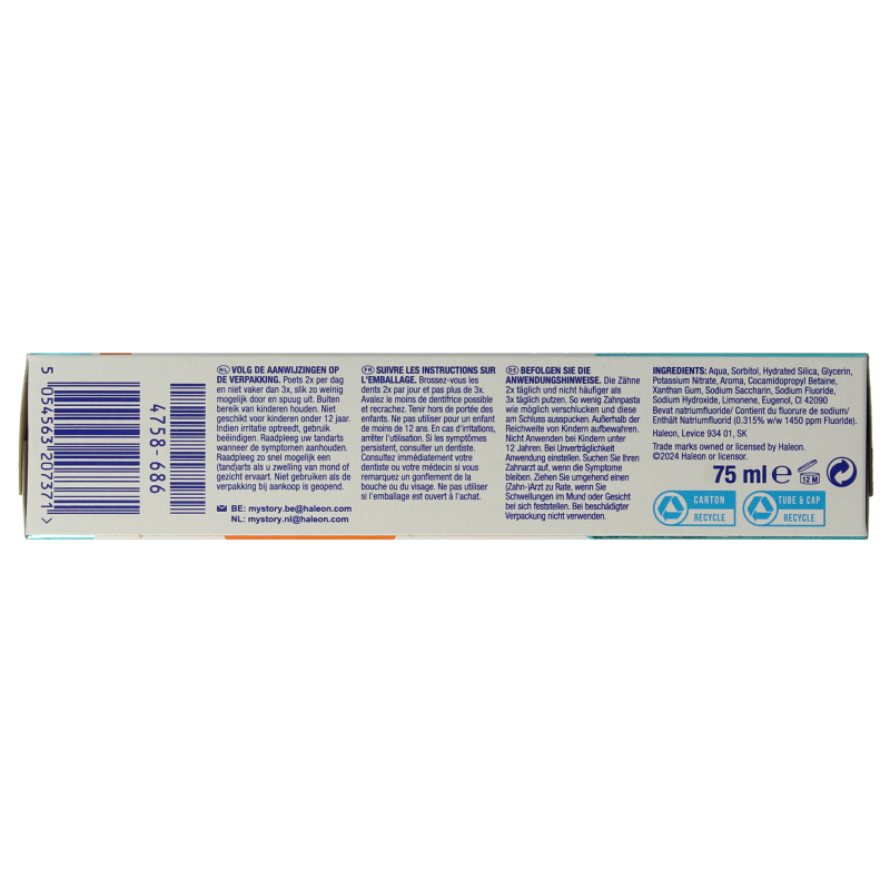 Sensodyne Tandpasta proglasur fresh & clean 75 Milliliter