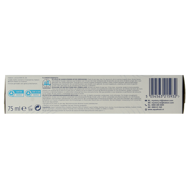 Aquafresh Tandpasta pure breath 75 Milliliter