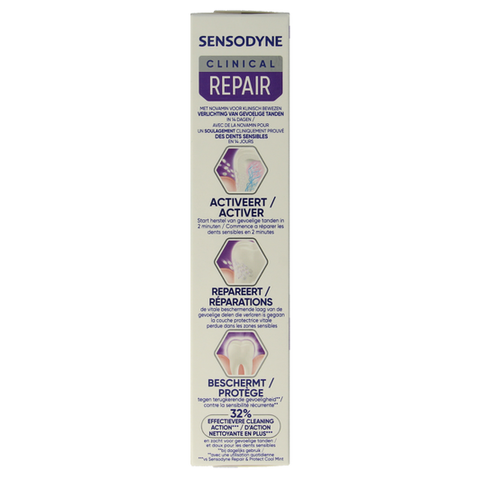 Sensodyne Tandpasta clinical repair deep clean 75 Milliliter
