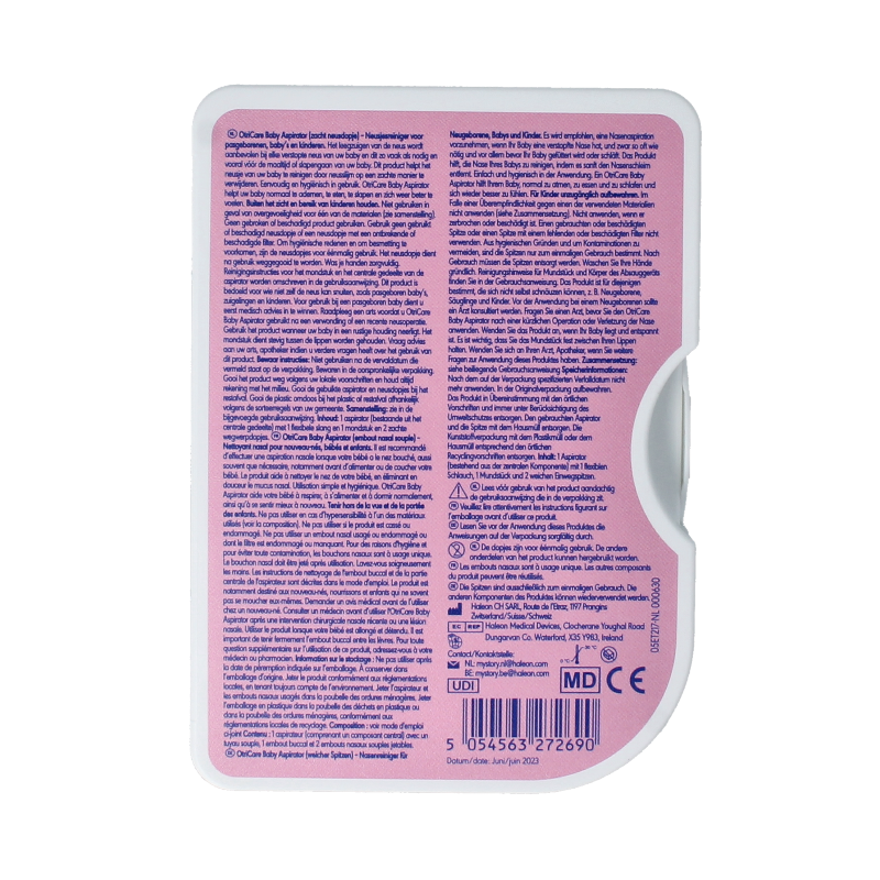 Otricare Baby aspirator neusjesreiniger 1 Stuks