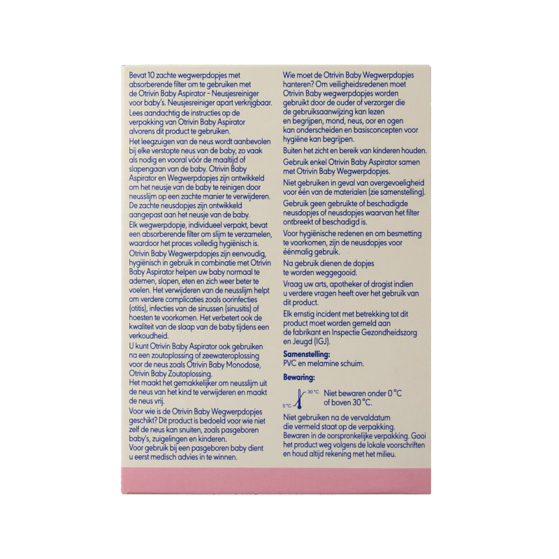Otrivin Baby wegwerpdopjes 10 Stuks