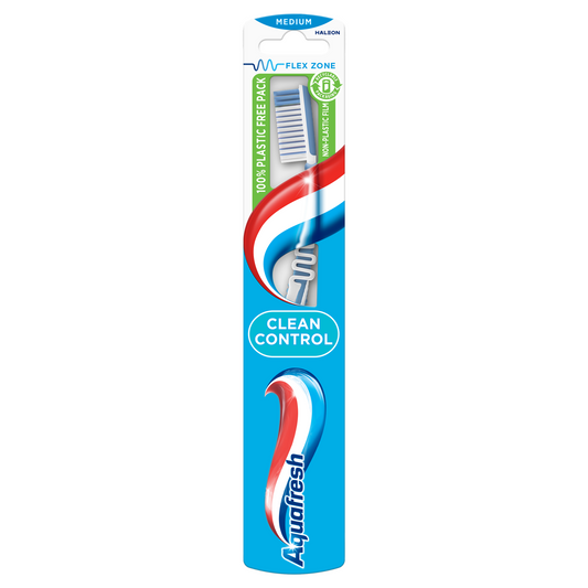 Aquafresh Tandenborstel clean control medium 1 Stuks