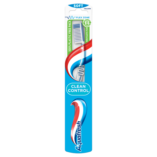 Aquafresh Tandenborstel clean control soft 1 Stuks