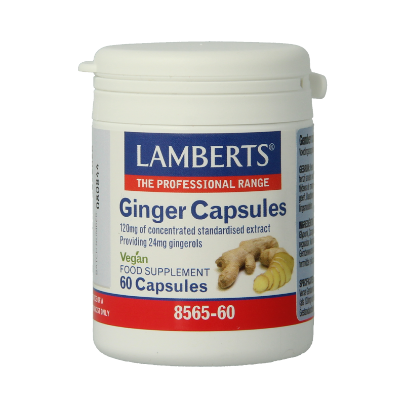 Lamberts Gember (ginger) 60 Vegetarische capsules