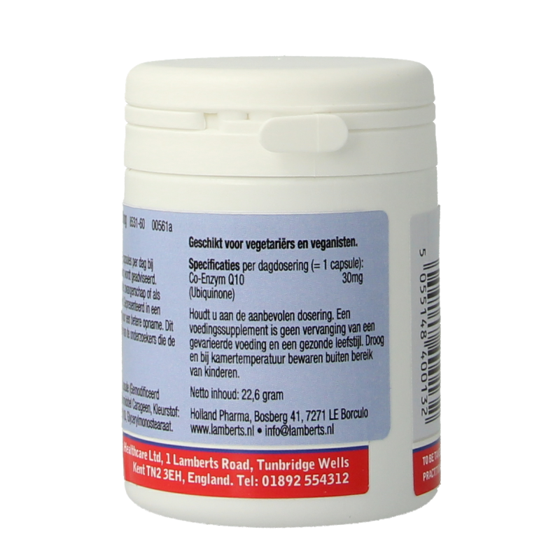 Lamberts Co enzym Q10 30mg 60 Vegetarische capsules