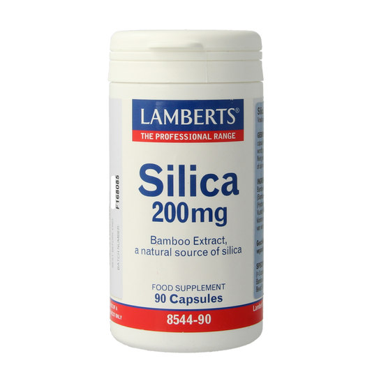 Lamberts Kiezelzuur uit bamboe (silica 200mg) 90 Vegetarische capsules
