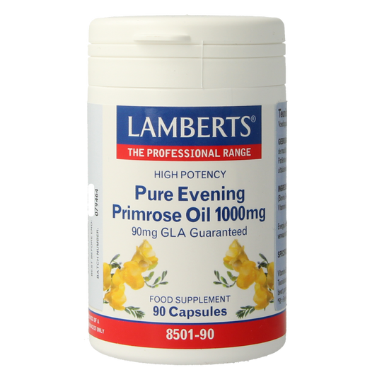 Lamberts Teunisbloemolie 1000mg (pure evening primrose) 90 Capsules