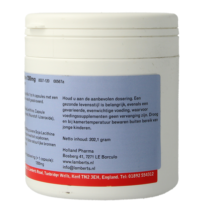 Lamberts Lecithine 1200mg 120.00 Capsules