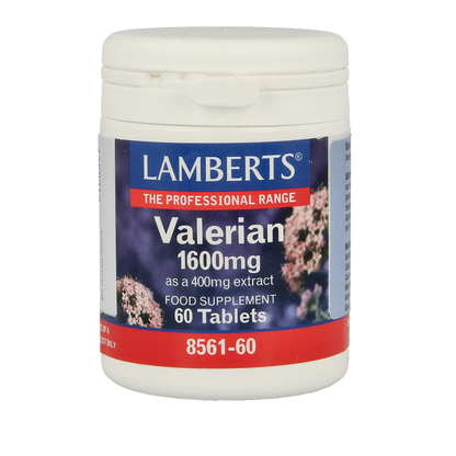 Lamberts Valeriaan 1600mg  60.00 Tabletten