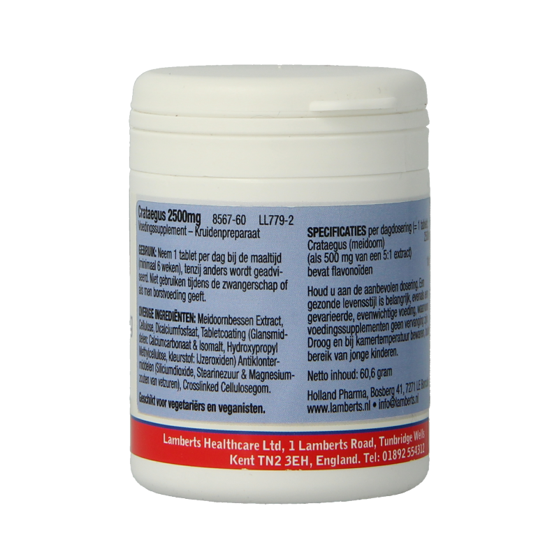 Lamberts Crataegus 2500mg (hawthorn) 60 Tabletten