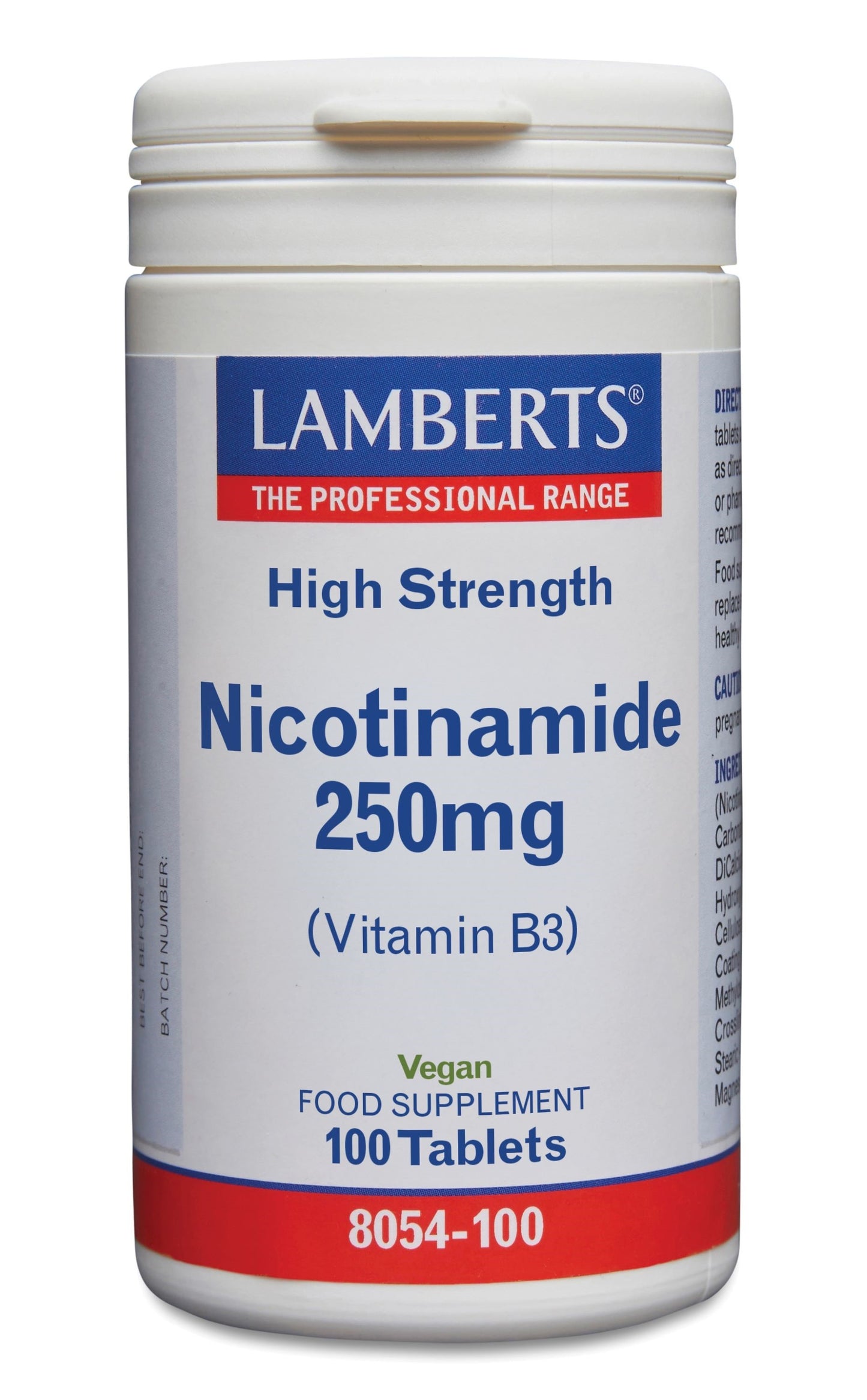 Lamberts Vitamine B3 250mg (nicotinamide) 100 Tabletten
