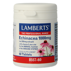 Lamberts Echinacea 1000mg met zink en vitamine C 60.00 Tabletten